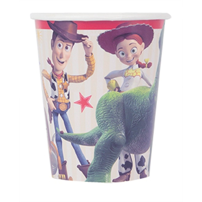 Toy Story Birthday Paper Cups, Disney, 9 Oz, 8 Count