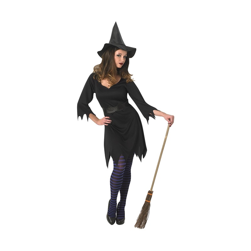 Black Enchantress Witch Costume - Women UK 8-10