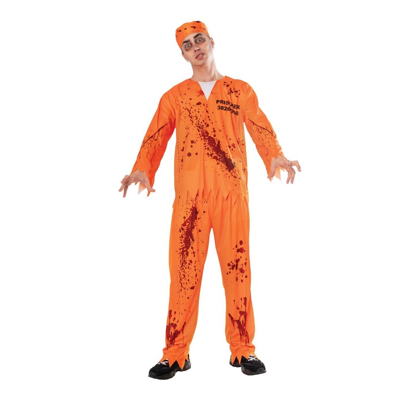 Bloody Convict Costume - Men 37" Chest