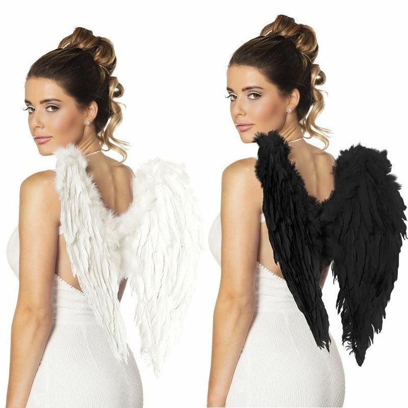 Boland - Angel Feather Wings Fairy Devil - Adult Black