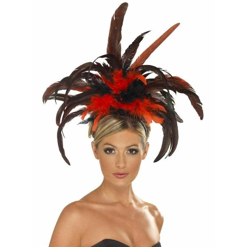 Burlesque Feather Headband - Women