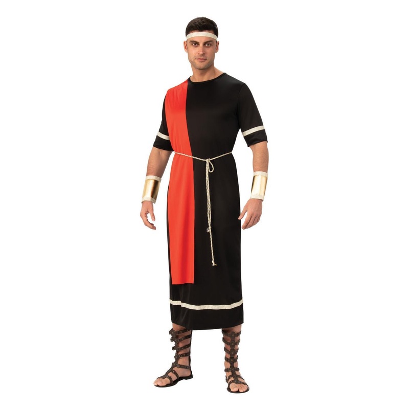 Caesar Costume (Black Toga) - Men 36-42" Chest