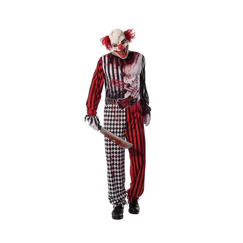 Evil Clown Costume - Men 41" Chest