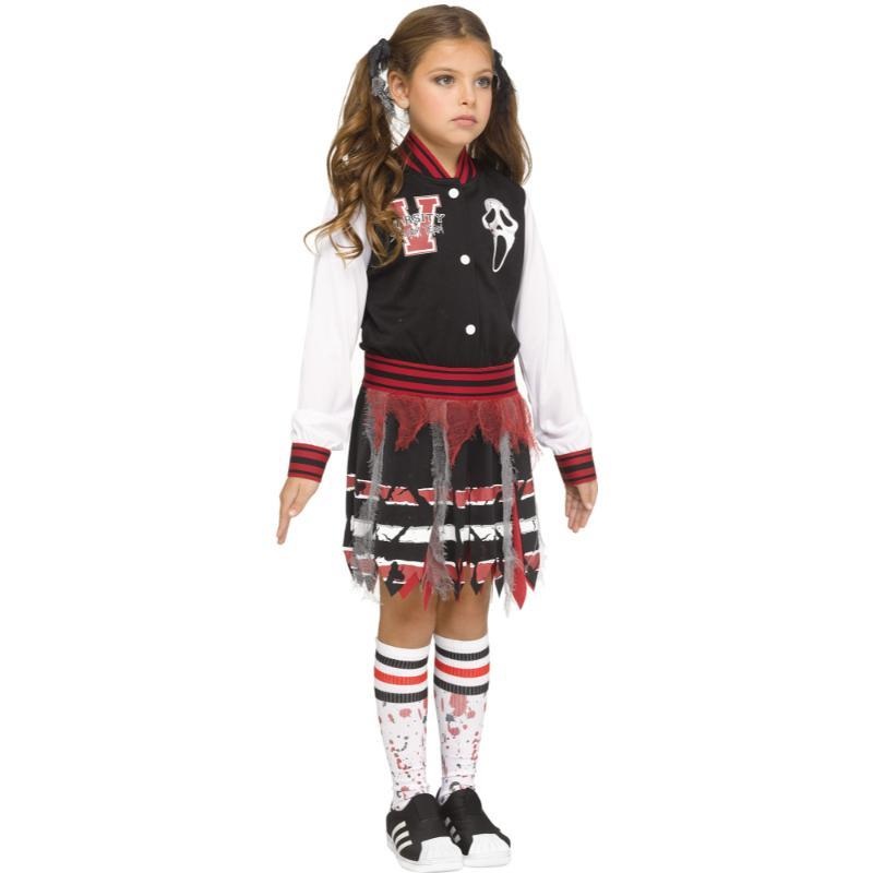 Ghost Face Scream for the Team Costume - Girls Age 8-10