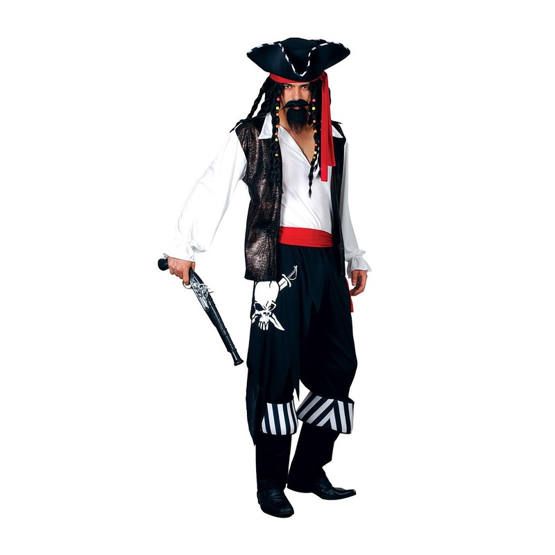High Seas Buccaneer Pirate Costume - Men 37" Chest