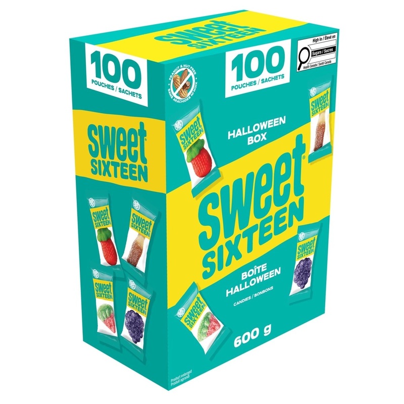 Individual Sweet Sixteen Candies, 600g, 100 count