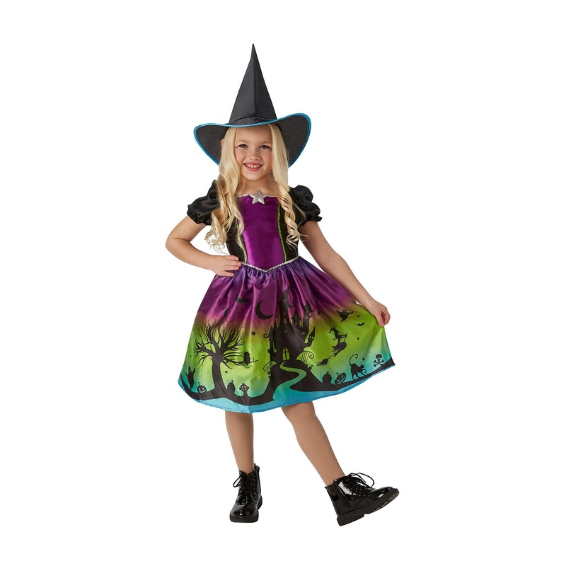 Ombre Witch Costume - Girls Age 3-4