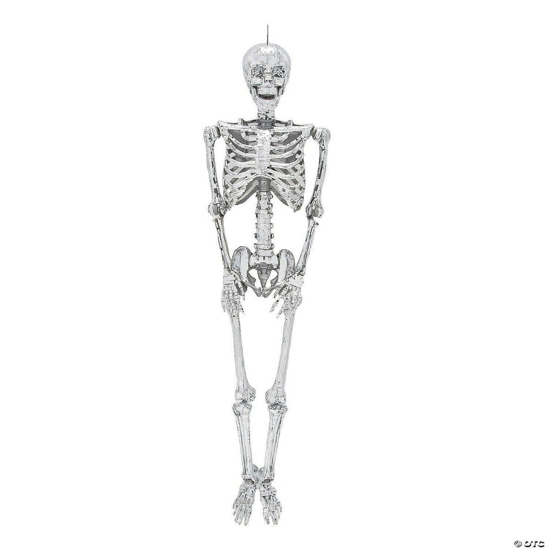 Posable Disco Skeleton, 60 Inches, 1 Count