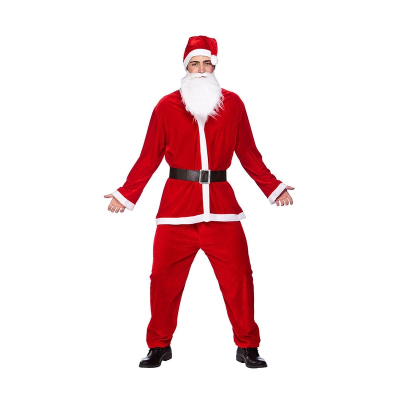 Santa Costume (5 Piece) - Men 44" Chest