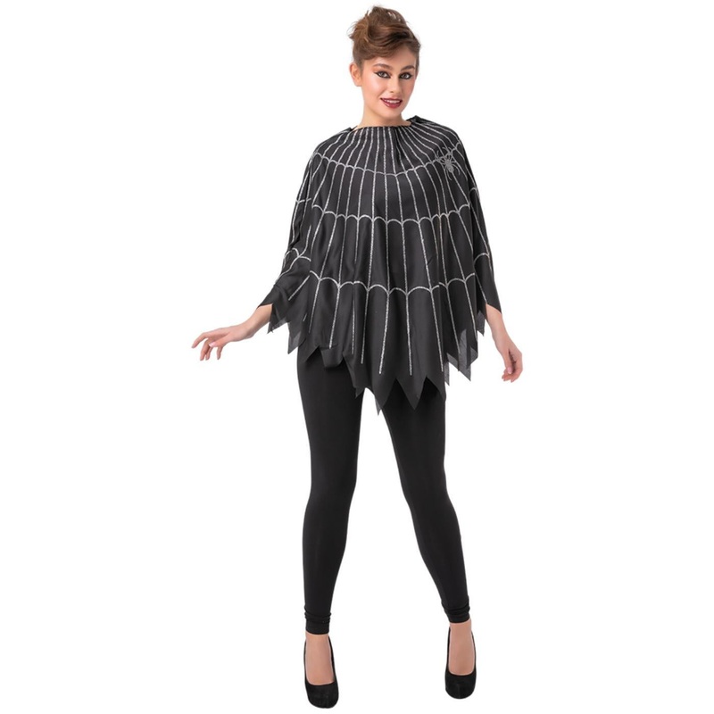 Spider Web Poncho - Adult Up to UK 16