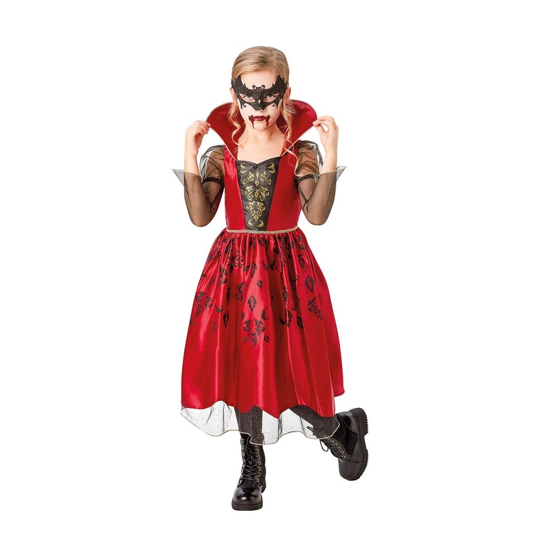 Vampiress Costume - Girls UK 3-4