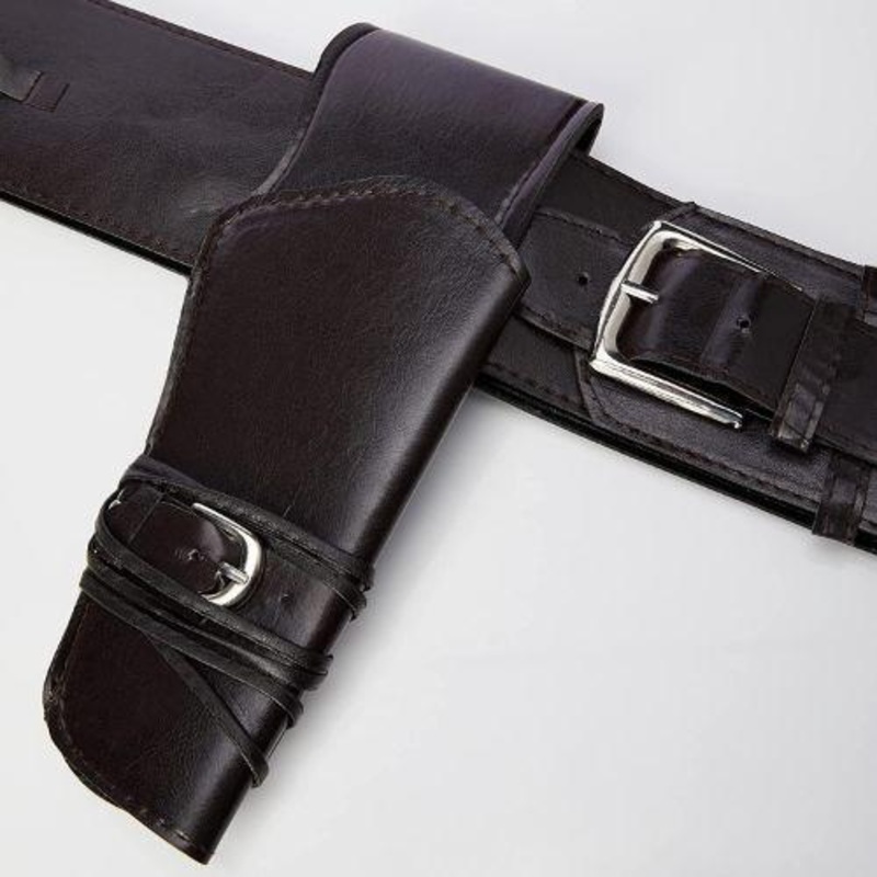 Authentic Western Wandering Gunman Belt & Holster - Adult