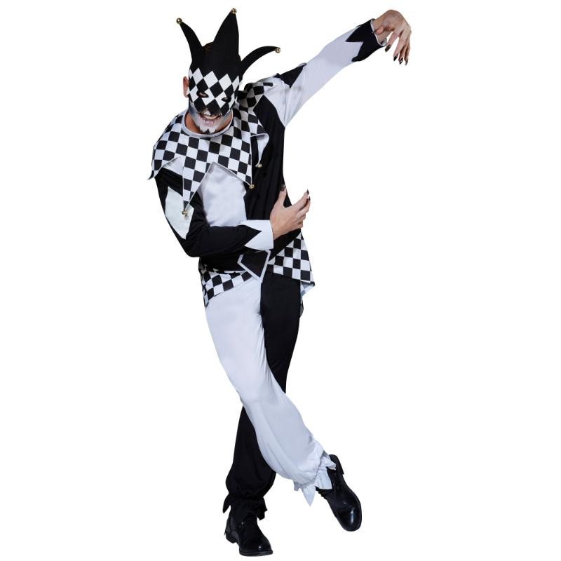 Dark Jester Costume - Men 36-42" Chest