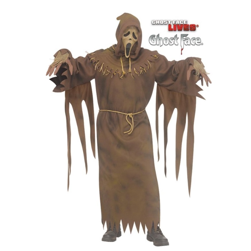 Ghost Face Scarecrow Costume - Adult