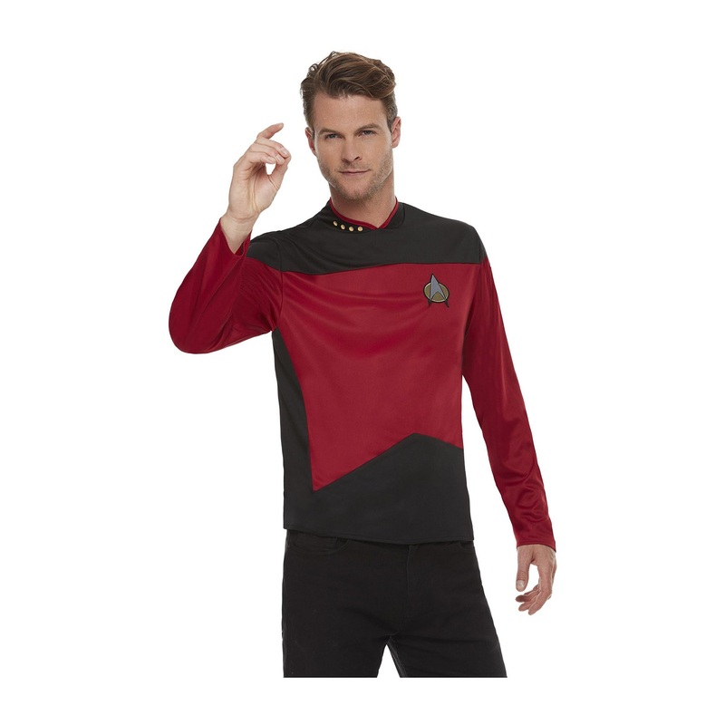 Smiffys - Star Trek Next Generation Command Uniform Costume - Mens 34-36" Chest Star Trek