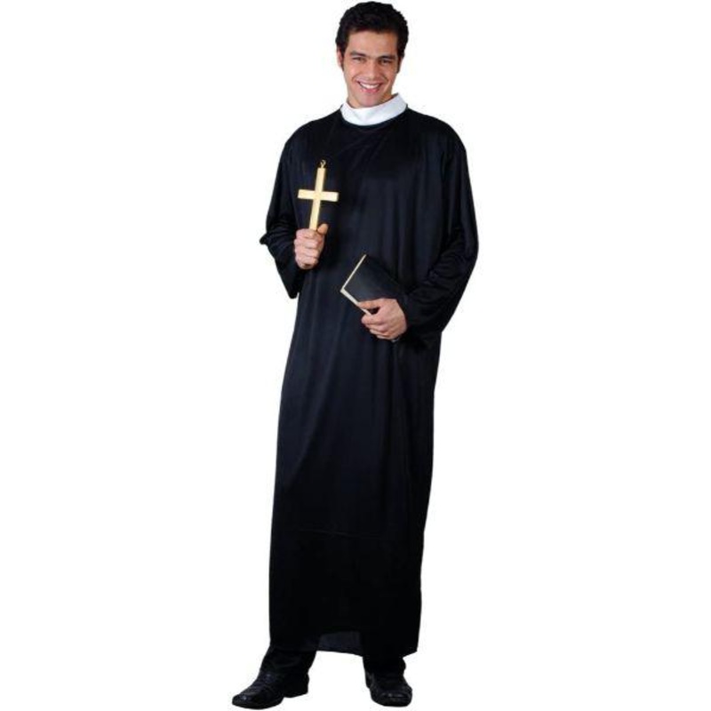 Wicked Costumes Father Priest Men's Religious Fancy Dress Costume Medium