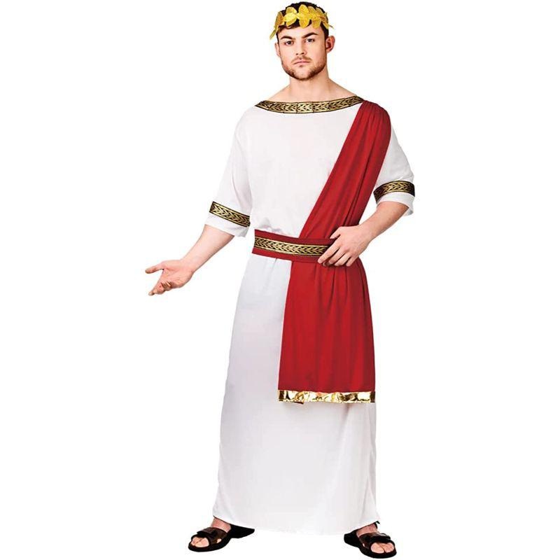 Wicked Costumes Roman Emperor Men's Fancy Dress Costume Medium