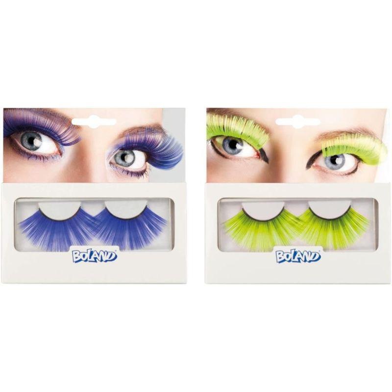 XL Fake Eyelashes - Adult Blue