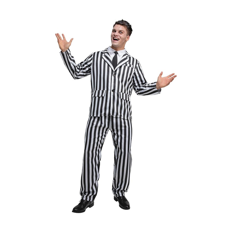 Black & White Suit Costume - Men 37" Chest