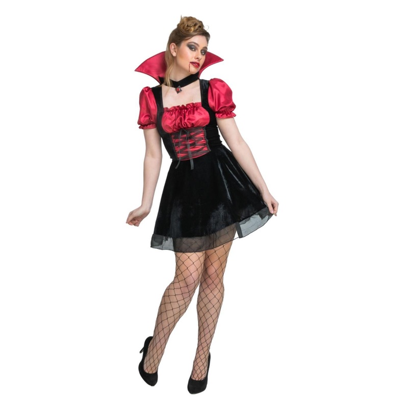 Bloodthirsty Vampire Costume - Womens UK 10-12