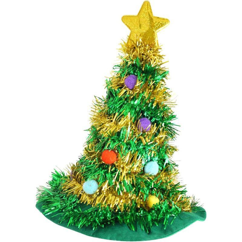 Christmas Tree Hat with Star Costume - Adult