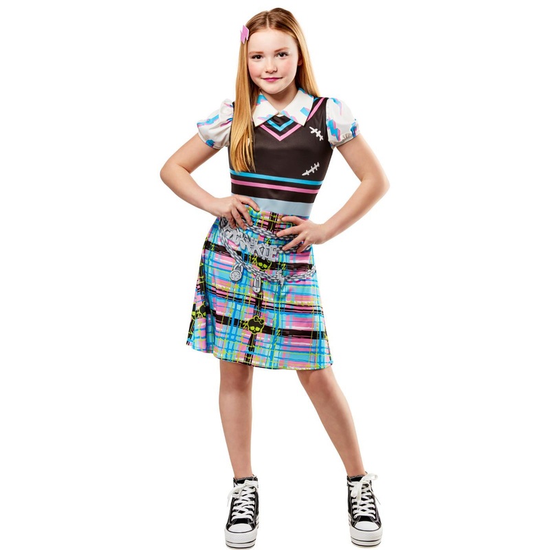 Frankie Stein Monster High Costume - Girls Age 5-6