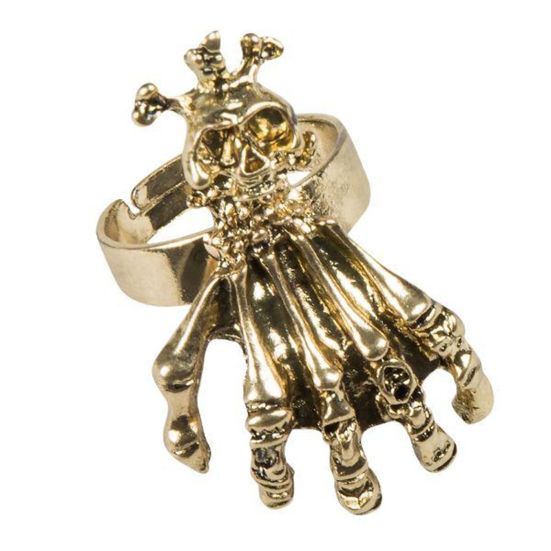 Skull & Skeleton Hand Ring