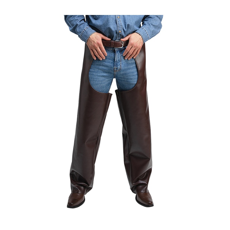 Wicked Costumes - Faux Leather Cowboy Chaps - Adult