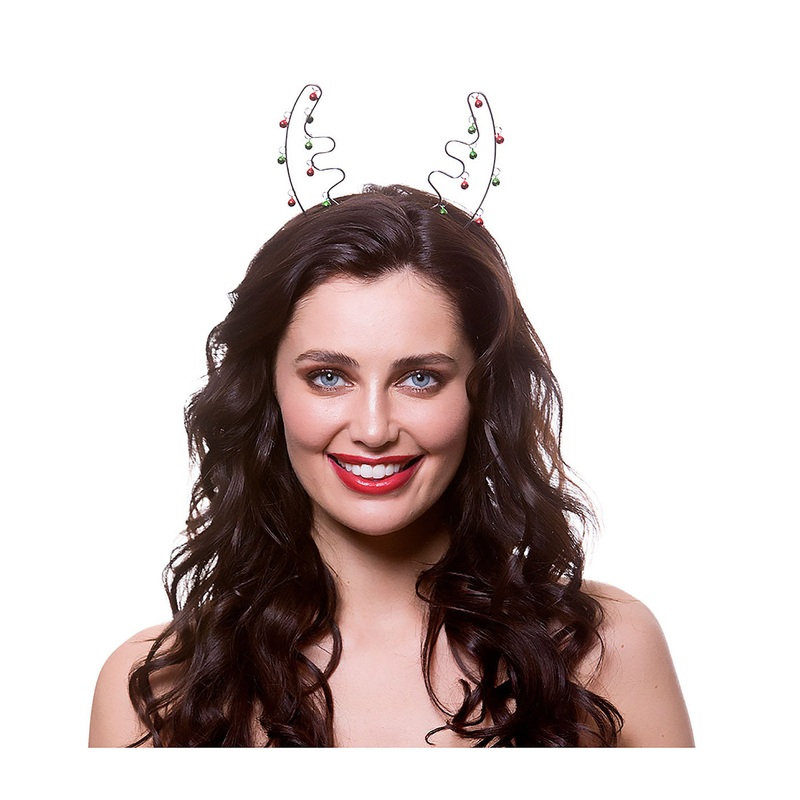 Wicked Costumes - Reindeer Antlers with Baubles on a Headband - Adult