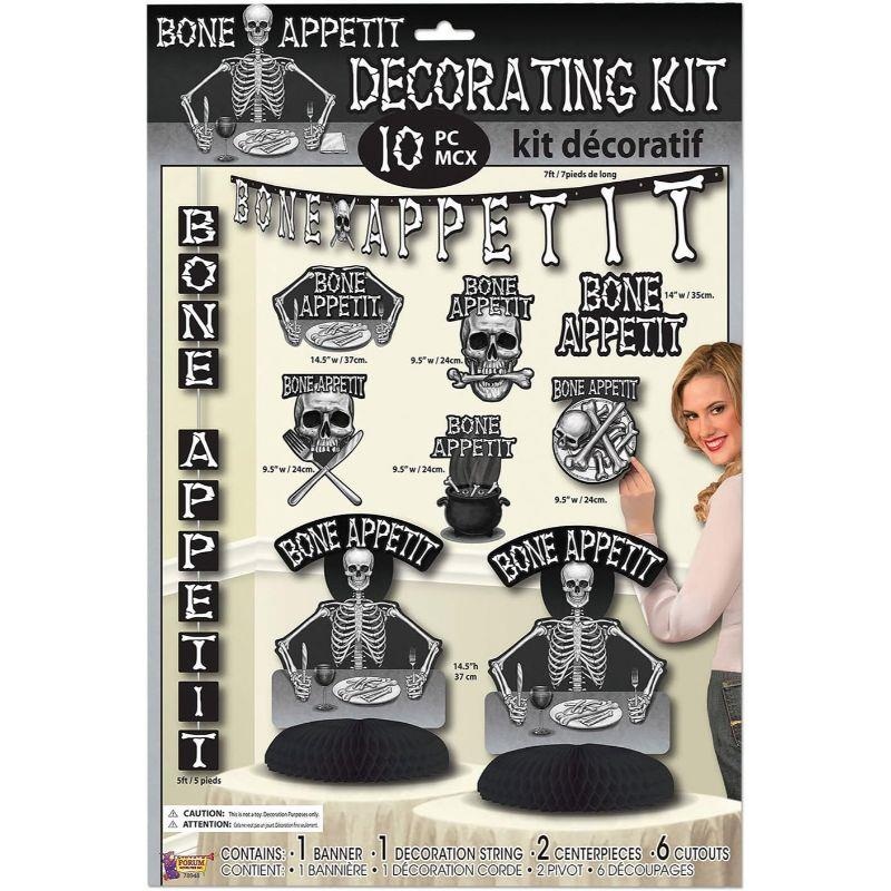 Bone Appetit Decorating Kit (10 Piece) - Party Decoration