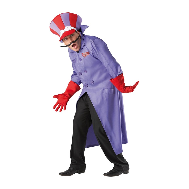Dick Dastardly Wacky Races Costume - Mens 41" Chest