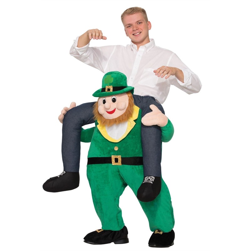 Leprechaun Piggy Back Costume - Adult
