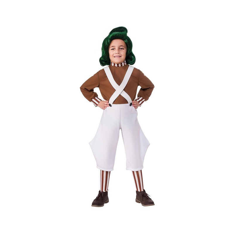 Oompa Loompa Willy Wonka & The Chocolate Factory Costume - Child Age 3-4
