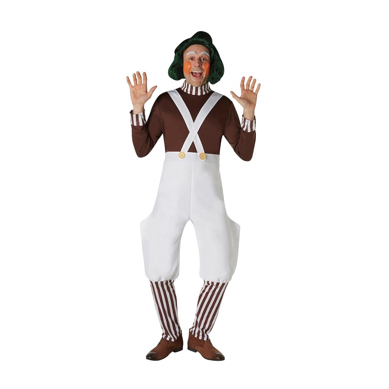Oompa Loompa Willy Wonka & The Chocolate Factory Costume - Men 34-36" Chest