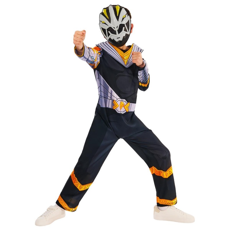 Power Rangers Cosmic Fury Ranger Costume (Black) - Child Age 3-4