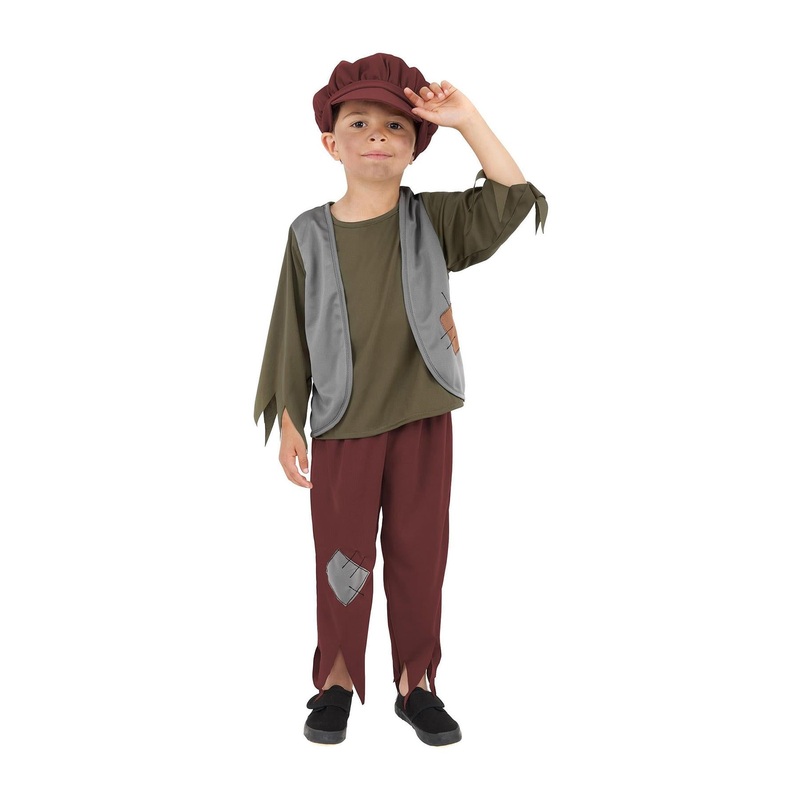 Victorian Poor Boy Costume - Boys Age 4-6