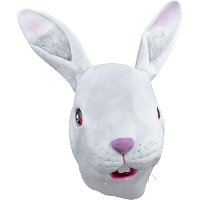 White Rabbit Mask - Adult