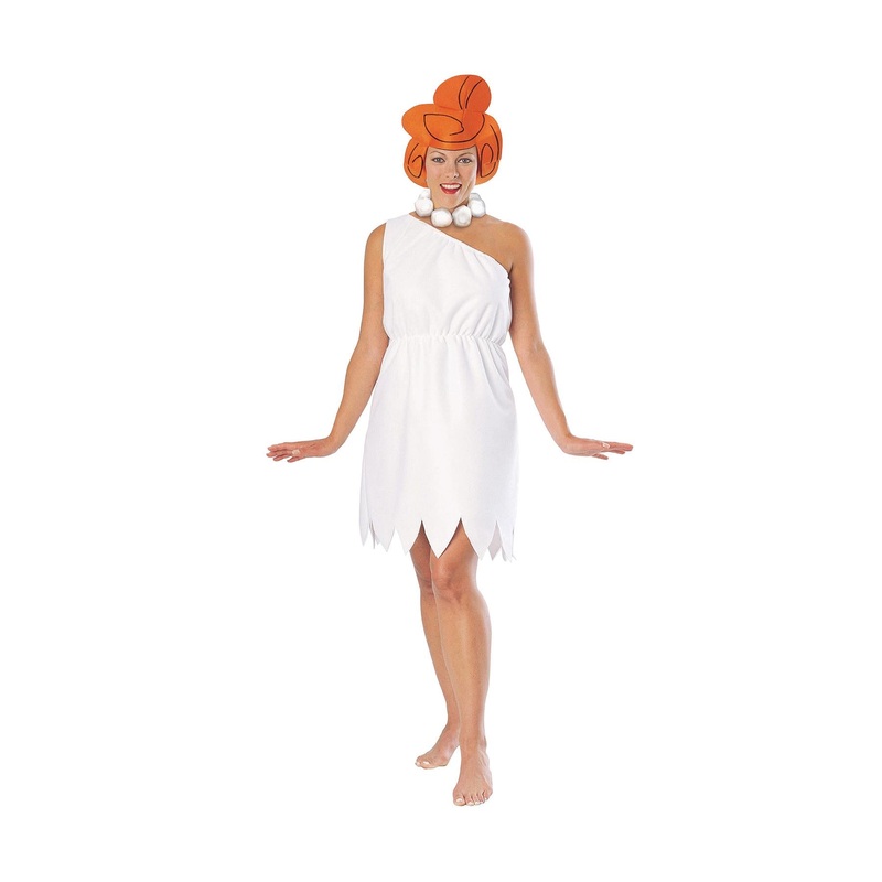 Wilma Flintstone Classic Costume  Womens Up to UK 12
