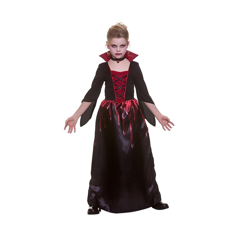 Bloodthirsty Vampiress Costume - Girls Age 5-7