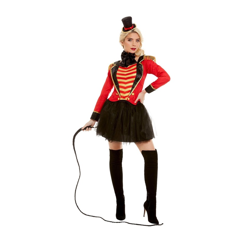 Circus Ringmaster Costume - Women UK 4-6