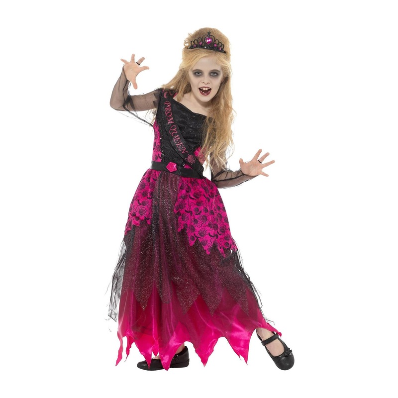 Deluxe Gothic Prom Queen Costume - Girls Age 4-6