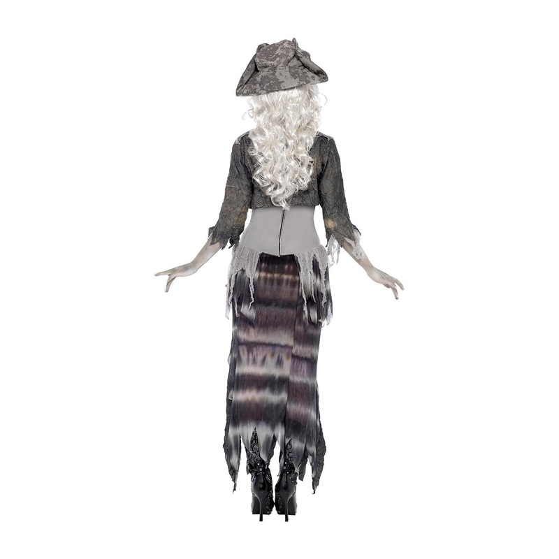 Ghost Ship Ghoulina Grey Costume - Women UK 12-14