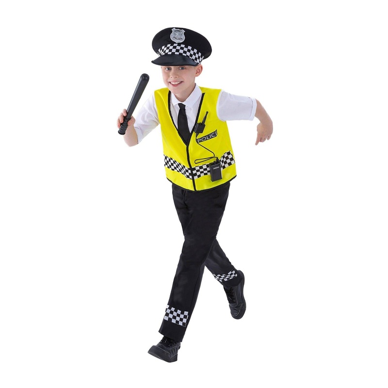 Policeman Costume - Boys Age 4-6