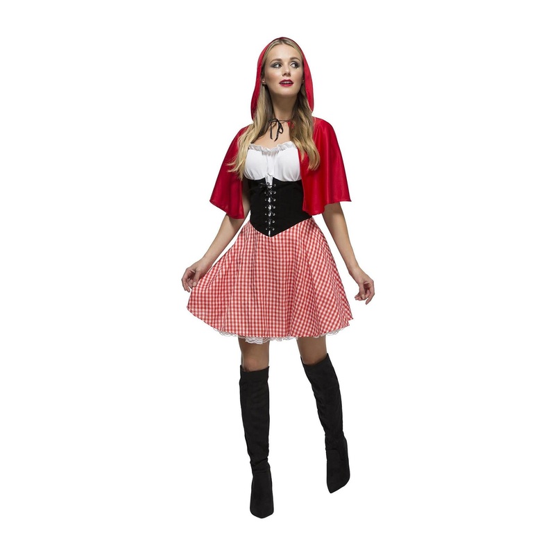 Red Riding Hood Costume - Women UK 8-10