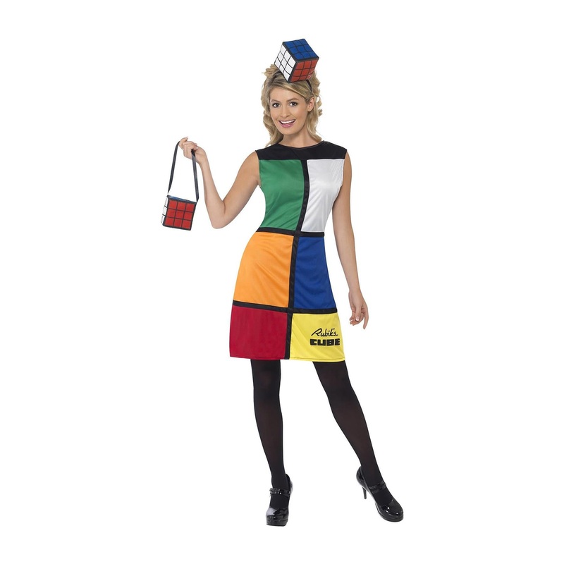 Rubiks Cube Costume - Women UK 8-10