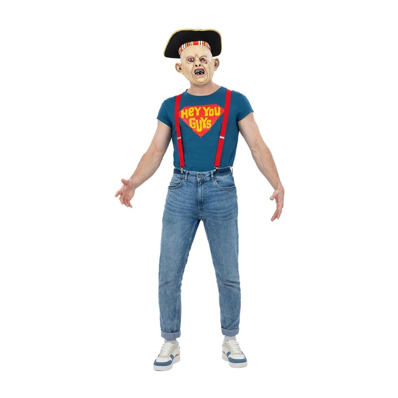 The Goonies Sloth Hat, Mask, Braces & Top Costume - Men 38-40" Chest