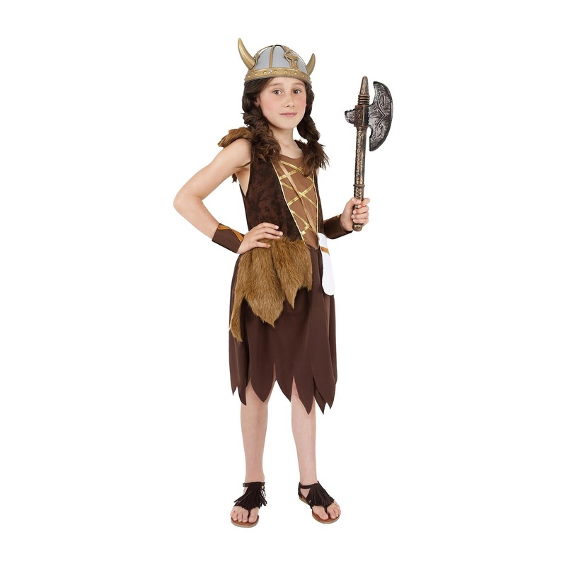 Viking Costume - Girls Age 7-9