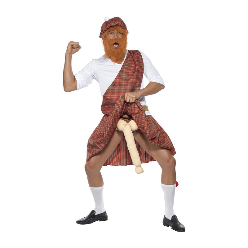 Well Hung Highlander Costume - Men 38-40" Chest