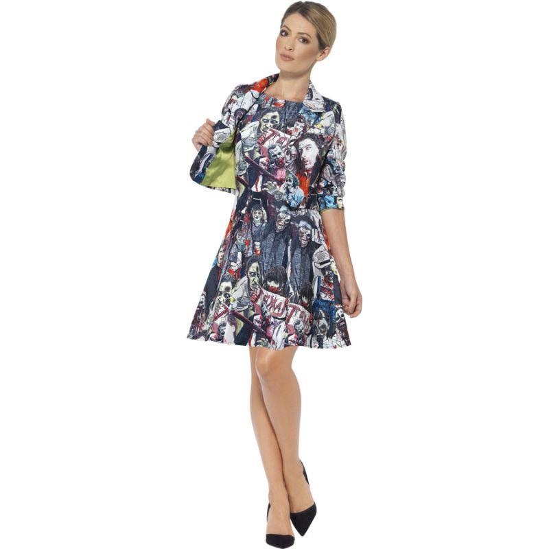 Zombie Dress Suit Costume - Women UK 8-10