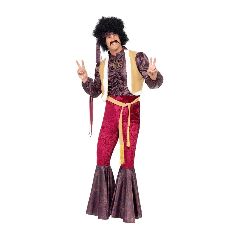 70s Psychedelic Rocker Costume - Men 38-40" Chest